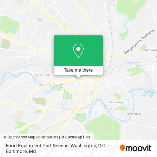 Mapa de Food Equipment Part Service