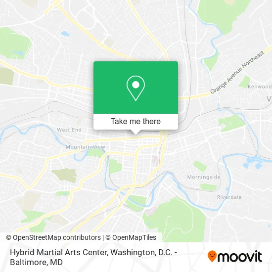 Mapa de Hybrid Martial Arts Center