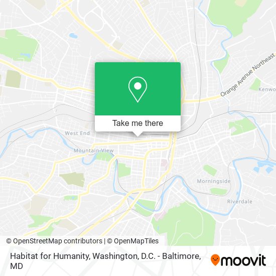 Habitat for Humanity map
