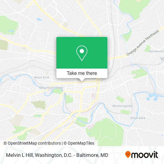 Mapa de Melvin L Hill