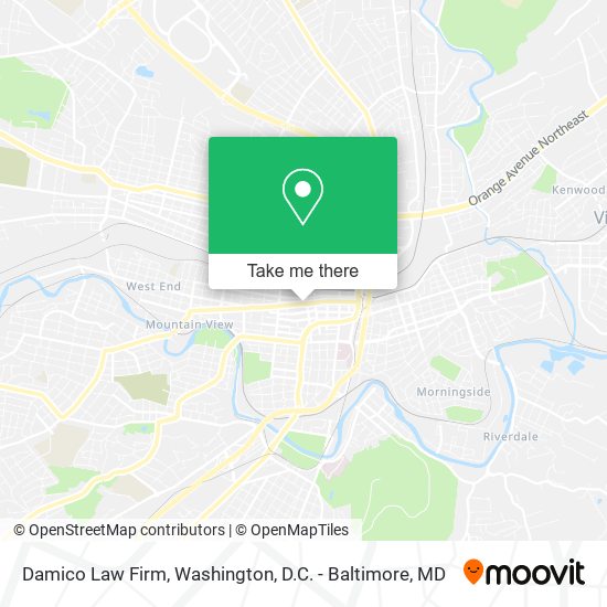Damico Law Firm map