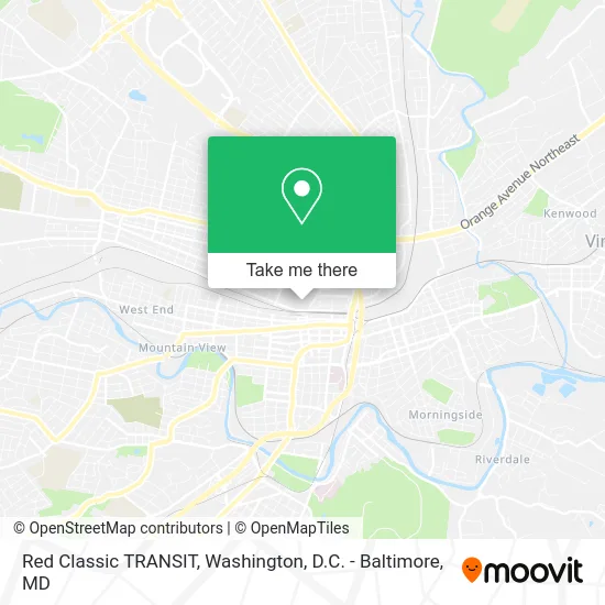 Red Classic TRANSIT map