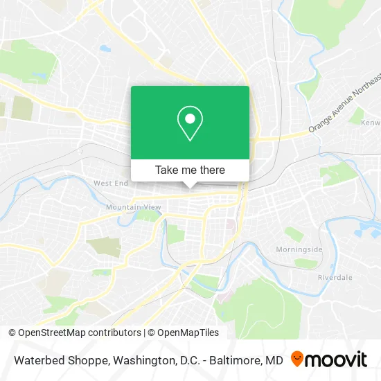 Waterbed Shoppe map