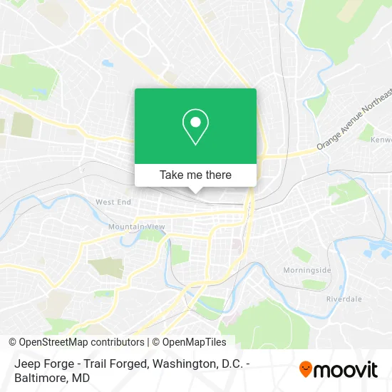 Jeep Forge - Trail Forged map