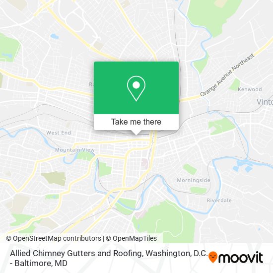 Mapa de Allied Chimney Gutters and Roofing