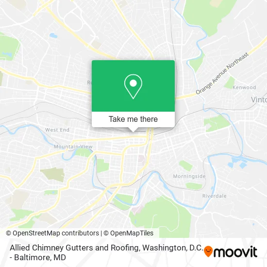 Mapa de Allied Chimney Gutters and Roofing