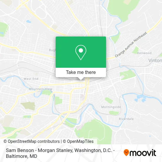 Sam Benson - Morgan Stanley map