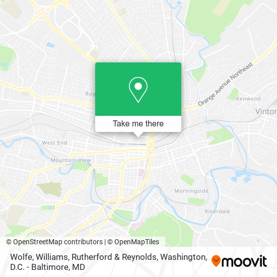 Wolfe, Williams, Rutherford & Reynolds map