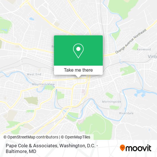 Pape Cole & Associates map