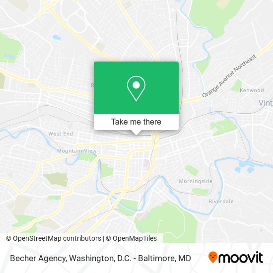 Becher Agency map
