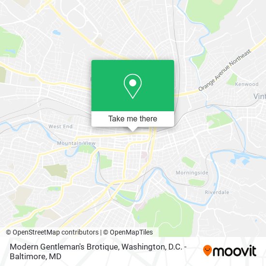 Mapa de Modern Gentleman's Brotique