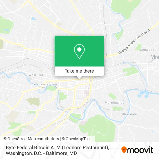 Byte Federal Bitcoin ATM (Leonore Restaurant) map