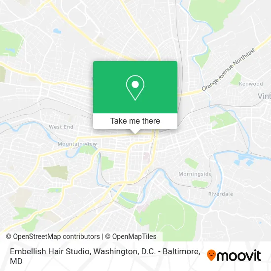 Embellish Hair Studio map