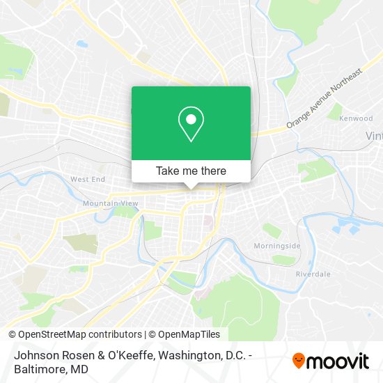 Johnson Rosen & O'Keeffe map