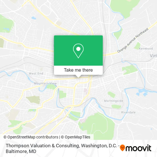 Thompson Valuation & Consulting map