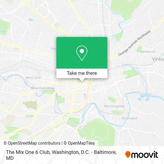 The Mix One 6 Club map