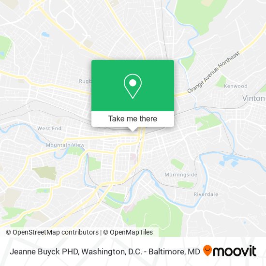 Jeanne Buyck PHD map