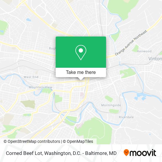 Corned Beef Lot map