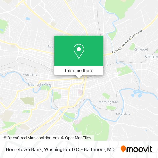 Hometown Bank map