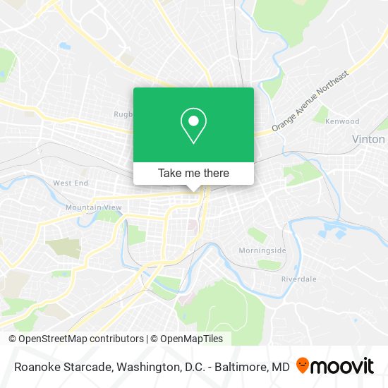 Mapa de Roanoke Starcade