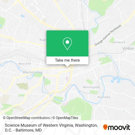 Mapa de Science Museum of Western Virginia
