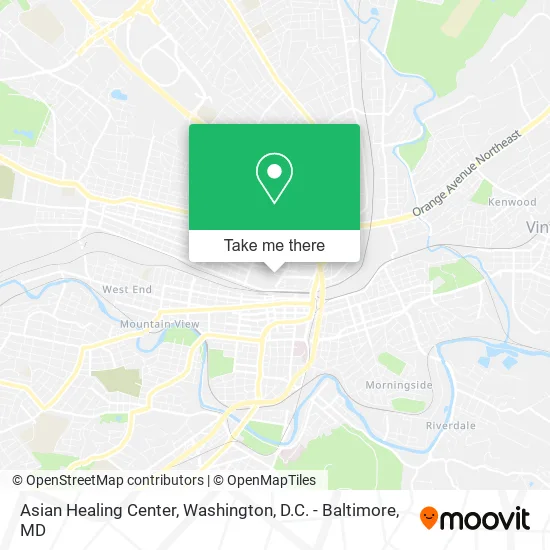 Asian Healing Center map
