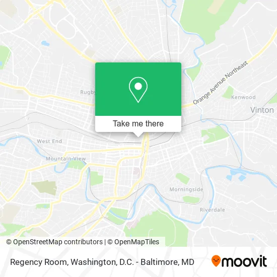 Regency Room map