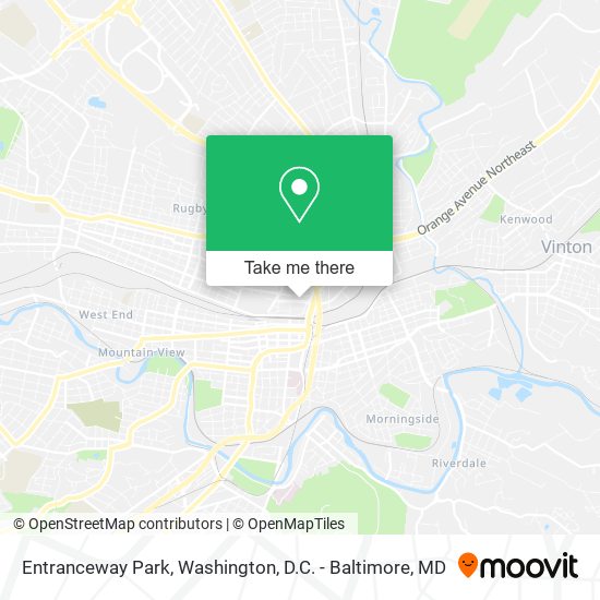 Entranceway Park map