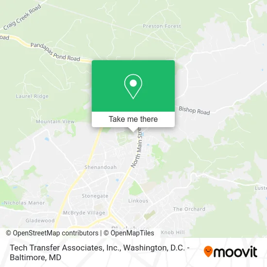 Tech Transfer Associates, Inc. map