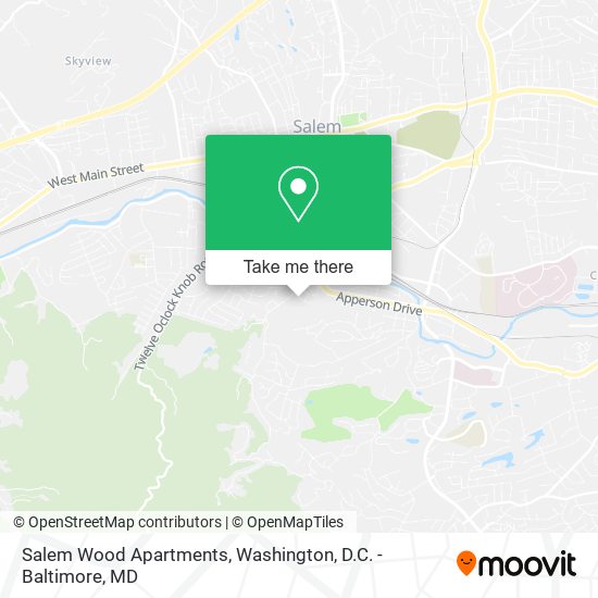 Salem Wood Apartments map