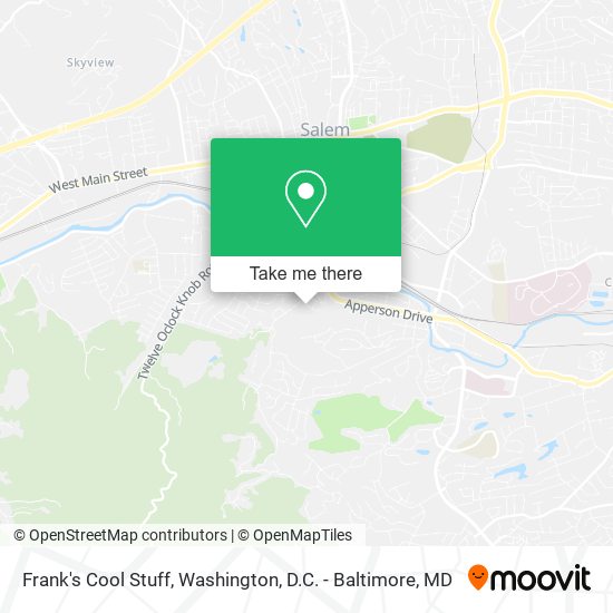Frank's Cool Stuff map