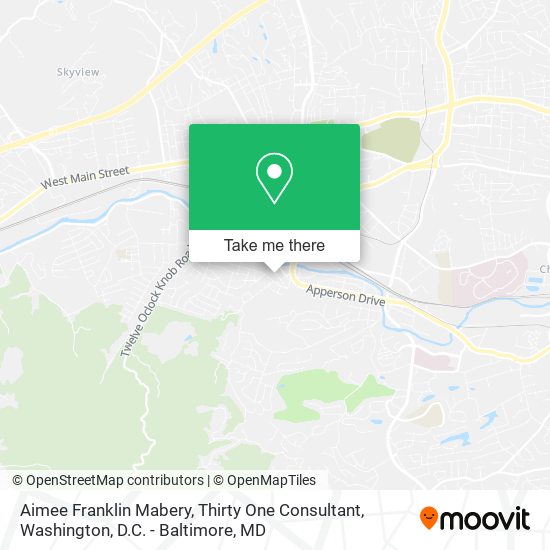Aimee Franklin Mabery, Thirty One Consultant map