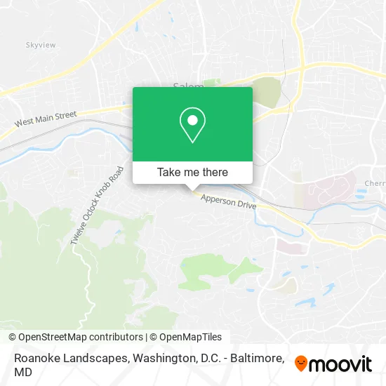 Roanoke Landscapes map