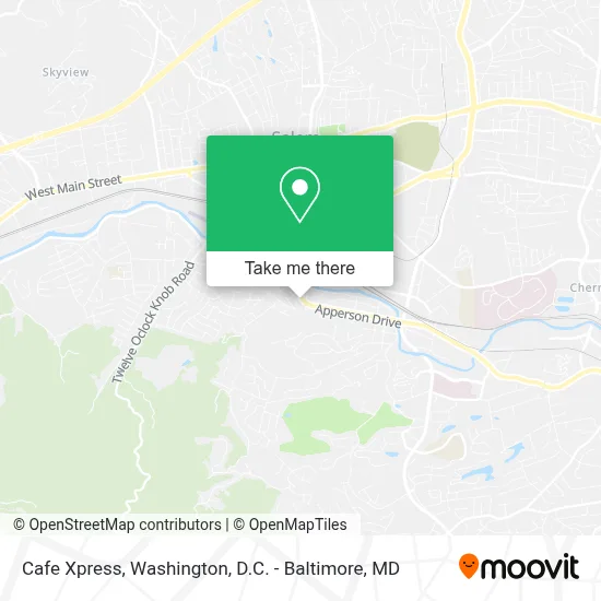 Cafe Xpress map