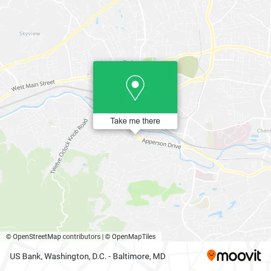 US Bank map