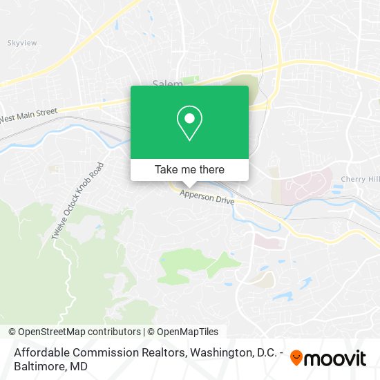 Affordable Commission Realtors map