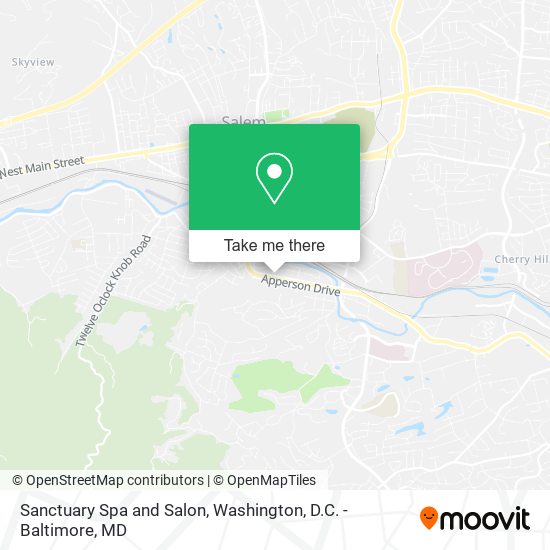 Sanctuary Spa and Salon map