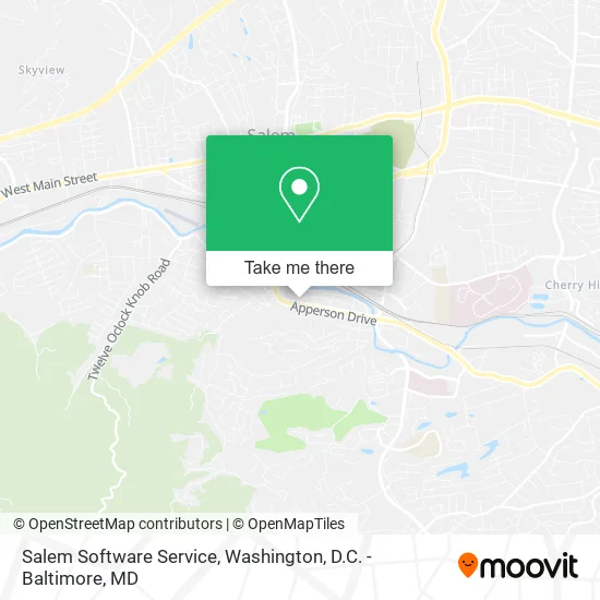 Salem Software Service map
