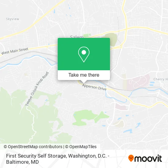 First Security Self Storage map