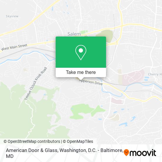 Mapa de American Door & Glass