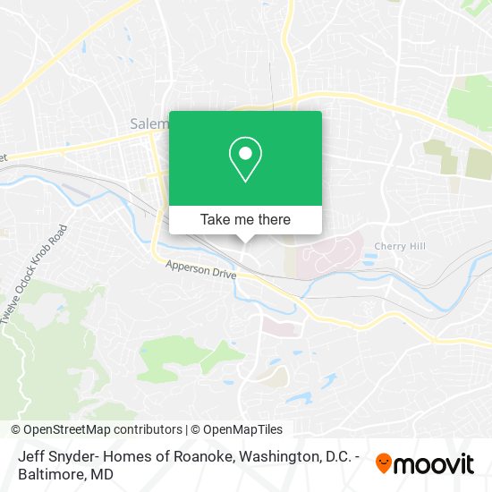 Jeff Snyder- Homes of Roanoke map