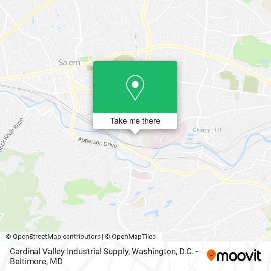 Cardinal Valley Industrial Supply map