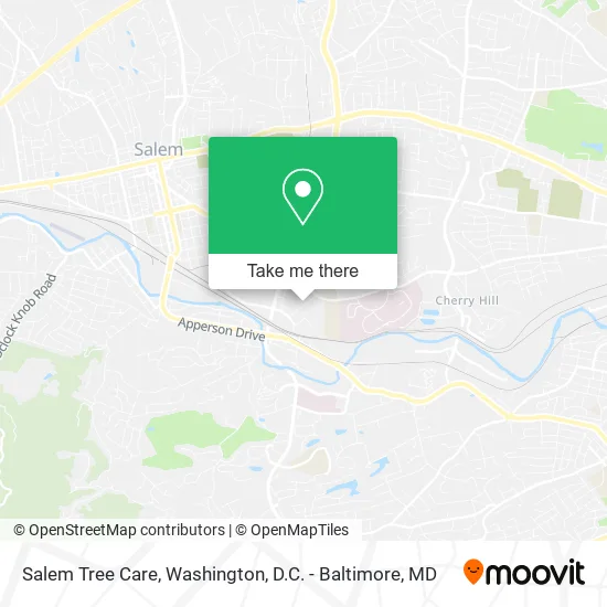 Salem Tree Care map