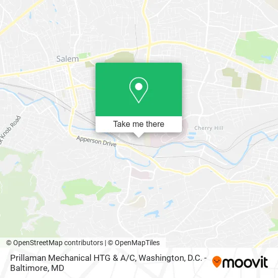 Mapa de Prillaman Mechanical HTG & A/C