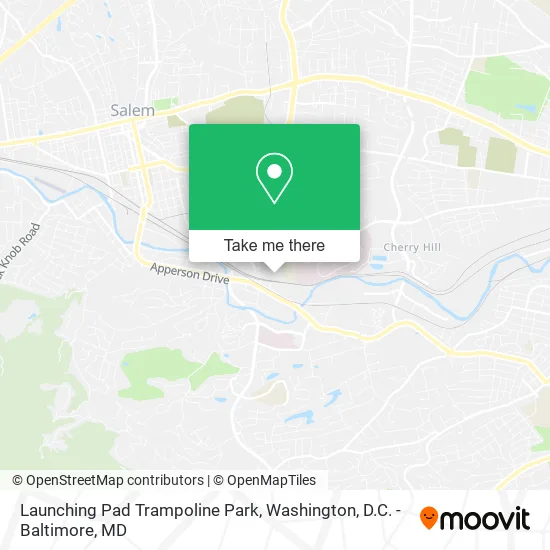 Mapa de Launching Pad Trampoline Park
