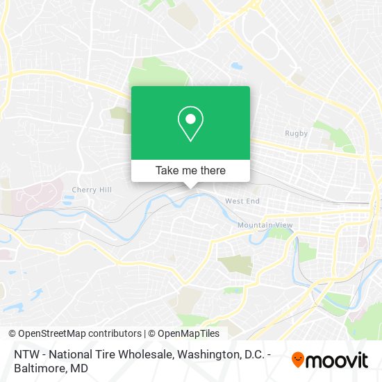 NTW - National Tire Wholesale map