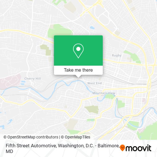 Fifth Street Automotive map