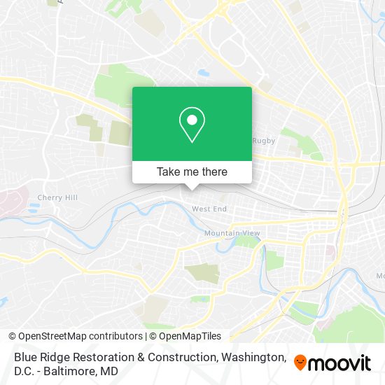 Blue Ridge Restoration & Construction map