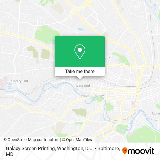 Galaxy Screen Printing map
