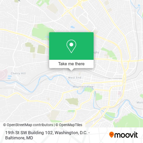 19th St SW Building 102 map